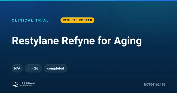 Restylane Refyne for Neck Wrinkles: A Small Completed Trial